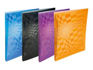 Exacompta Crystalline - Classeur à anneaux - dos : 20 mm - A4 - disponible en différents coloris