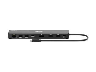 PORT connect Professional Docking USB-C 1 X 4K ++ TRAVEL - Station d'accueil - USB-C 3.1 Gen 2 - DP, 2 x HDMI - 1GbE