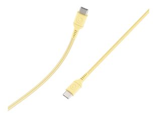 BIGBEN Connected - Câble USB - USB-C (M) pour USB-C (M) - 1.2 m - jaune