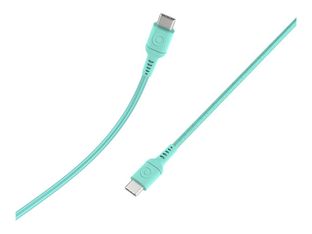 BIGBEN Connected - Câble USB - USB-C (M) pour USB-C (M) - 1.2 m - vert