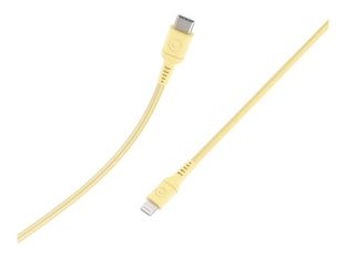 BIGBEN Connected - Câble USB - USB-C (M) pour Lightning (M) - 1.2 m - jaune