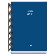 Agenda escolar espiral semana vista azul Colour Vibes 150 x 210 mm