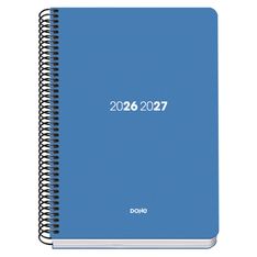Agenda escolar espiral día página azul Elements 150 x 210 mm