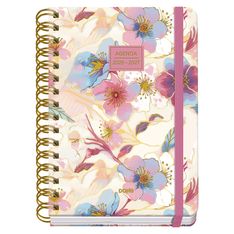 Agenda escolar Wire-O semana vista Magnolia 150 x 210 mm