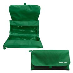 Portatodo doble con solapa DOHE verde Colour Vibes