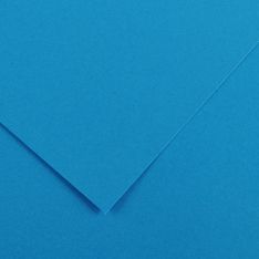 CANSON - 25 Feuilles Iris Vivaldi 50 x 65 cm - 240 g - Bleu Azur