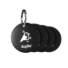 Aqiila Tagbird - 4 Trackers étanches IP67 - noir