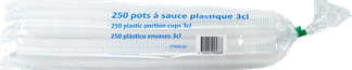 Lot de 250 Pots à Sauce PP - 30 ml