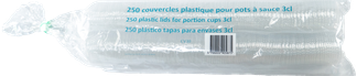 Lot de 250 Couvercles pour Pots à Sauce - 30 ml