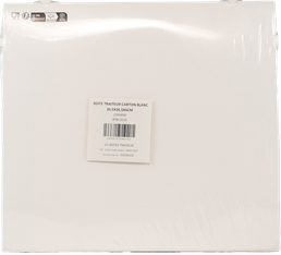 Lot de 25 Boîtes Traiteur Carton Blanc - 35,5 x 26,5 x 6 cm
