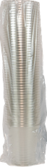 Lot de 50 Pots PET 12 oz - Compatibles Couvercles Dôme