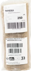 Lot de 250 Barquettes Fromage MM - Carton PET PP - Décor Bois Clair