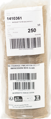Lot de 250 Barquettes Fromage GM - Carton PET PP - Décor Bois Clair