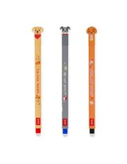 Set de 3 Legami - Stylos à encre gel effaçable Back to School 