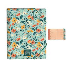 Carpeta clasificadora con solapa - Flowers