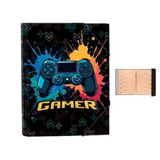Carpeta clasificadora con solapa - Gamer