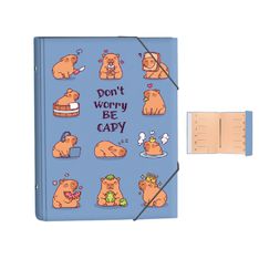 Carpeta clasificadora con solapa - Capibara