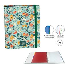 Carpeta Ringbook A4 - Flowers
