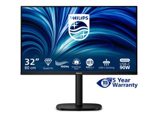 Philips 32B2U3601 - Écran LED 32" - 2560 x 1440 QHD - HDMI, DisplayPort, USB-C - haut-parleurs