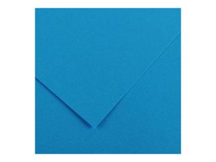Canson Iris Vivaldi - Papier - 500 x 650 mm - 25 feuilles - bleu azur - 185 g/m²