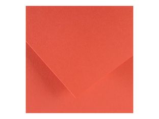 Canson Iris Vivaldi - Papier - 500 x 650 mm - 25 feuilles - Corail - 185 g/m²