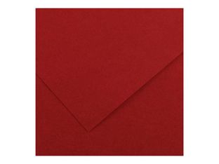 Canson Iris Vivaldi - Papier - 500 x 650 mm - 25 feuilles - rouge foncé - 185 g/m²