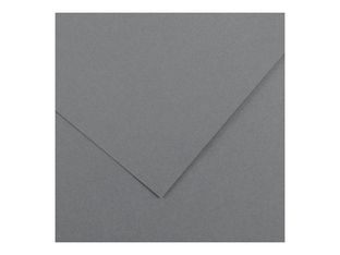 Canson Iris Vivaldi - Papier - 500 x 650 mm - 25 feuilles - gris foncé - 185 g/m²