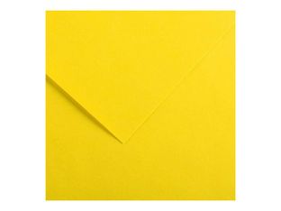 Canson Iris Vivaldi - Papier - 500 x 650 mm - 25 feuilles - jaune canari - 185 g/m²