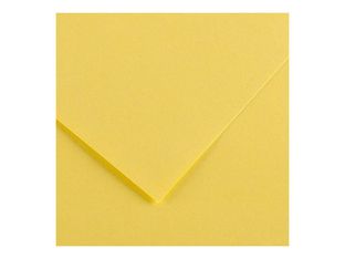 Canson Iris Vivaldi - Papier - 500 x 650 mm - 25 feuilles - jaune paille - 185 g/m²