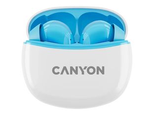 Canyon CNS-TWS5BL - Écouteurs sans fil avec micro - intra-auriculaire - Bluetooth - bleu