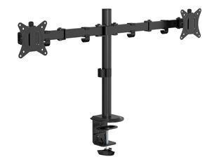 T'nB Ergo - Support double écran fixe - Taille d'écran : 17"-32" - jusqu'à 9kg - noir
