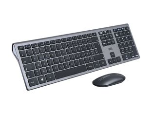 WE - Ensemble clavier et souris  sans fil - 2.4 GHz, Bluetooth - noir