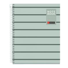 Miquelrius Notebook Between the lines - Cahier à spirale - A5 - 80 feuilles - petits carreaux (5x5 mm) - mousse