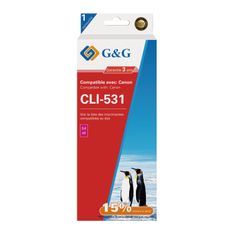 Cartouche compatible Canon CLI-531 - magenta - G&G