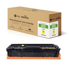 Cartouche laser remanufacturée HP 207X - Jaune - G&G