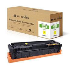 Cartouche laser remanufacturée HP 203X - Jaune - G&G