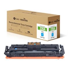 Cartouche laser remanufacturée HP 220A - cyan - G&G