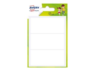 Avery - 21 étiquettes - 34 x 75 mm - rectangulaire - blanc