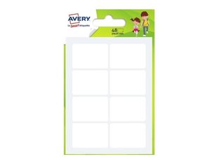 Avery - 48 étiquettes - 24 x 35 mm - rectangulaire - blanc