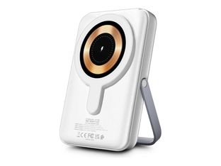 Urban Factory MAGNEE POWER - Batterie externe - MagSafe - 10000 mAh - 22,5 W - USB-C, USB type A - Blanc