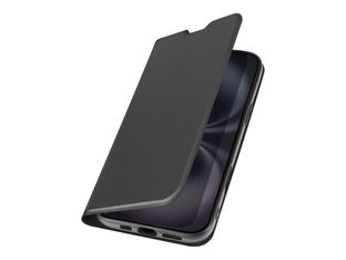 JAYM - Étui à rabat pour Samsung Galaxy S26 - toucher doux, support - Noir