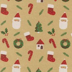 Viquel - 1 Rouleau de papier cadeau - 70 cm x 2 m - Winter
