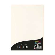 Pollen - 50 Feuilles papier couleur - A4 (21 x 29,7 cm) - 120 g/m² - blanc naturel