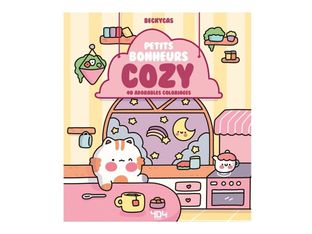 Petits bonheurs cosy - 40 adorables coloriages - livre à colorier