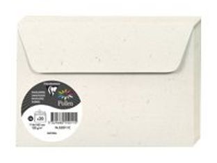 Clairefontaine Pollen Natura Collection - Enveloppe - 162 x 114 mm - portefeuille - côté ouvert - pack de 20
