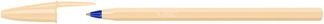 BIC - Stylo Bille - Cristal Pastel - Corps Orange - Encre Bleue - Moyenne