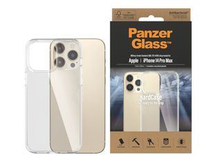 PanzerGlass HardCase - Clear Edition - coque de protection pour Apple iPhone 14 Pro Max - antibactérien - 100 % recyclé - transparent