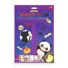 LEGAMI - Set de 40 Autocollants Électrostatiques pour Fenêtre Halloween