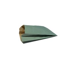 250 Pochettes kraft - sans soufflet - 16 cm x 27 cm - vert