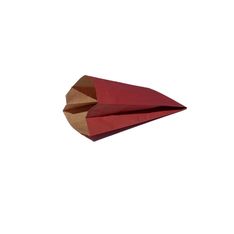 250 Pochettes kraft - sans soufflet - 16 cm x 27 cm - rouge